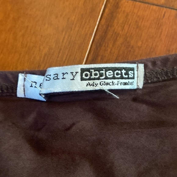 Vintage Necessary Objects dark brown prairie skirt - Picture 3 of 5